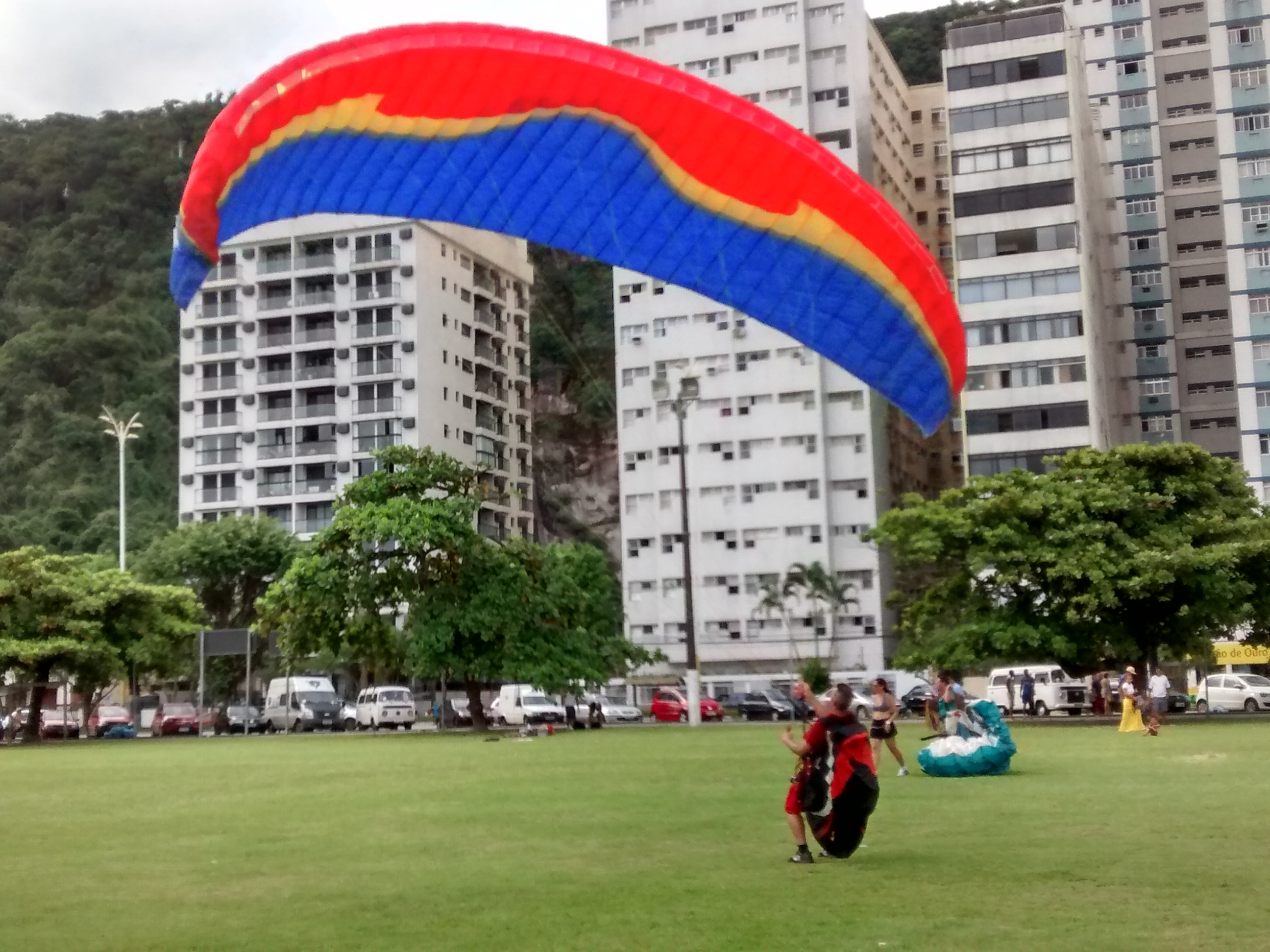 Voo Duplo de Parapente em São Vicente SP