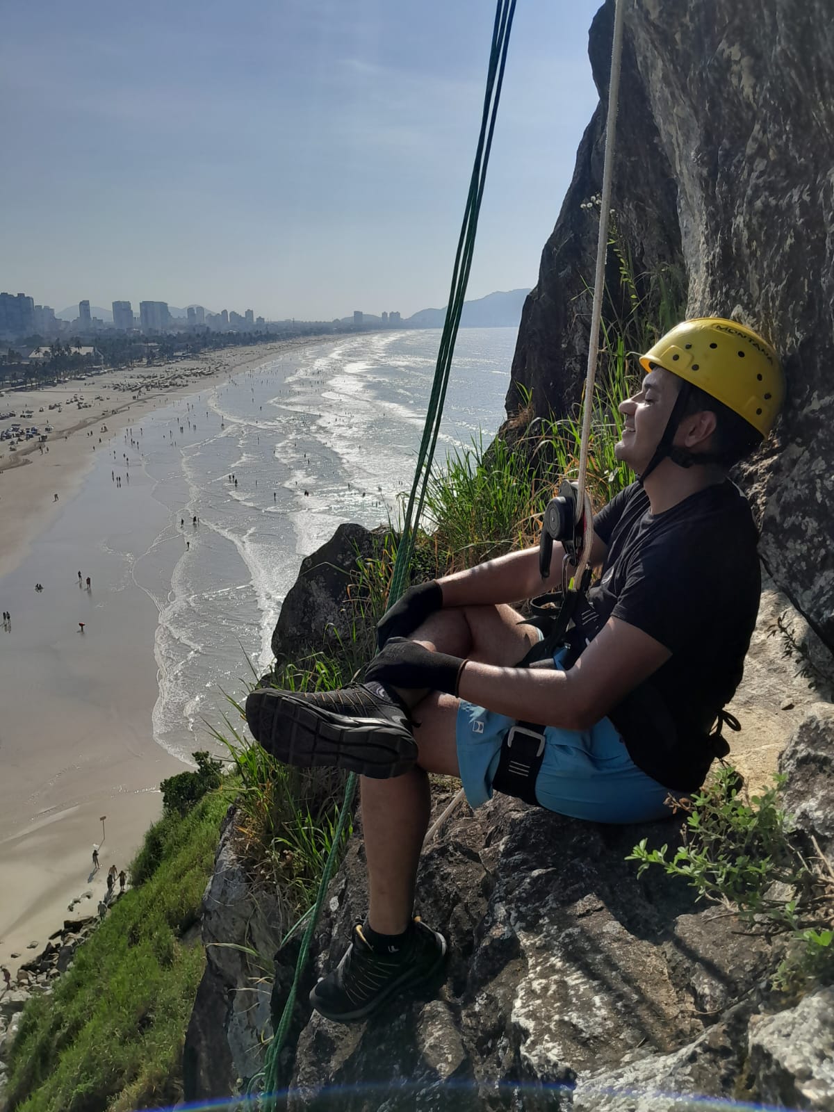 Café, Rapel e Trilha no Morro do Maluf - Guarujá SP