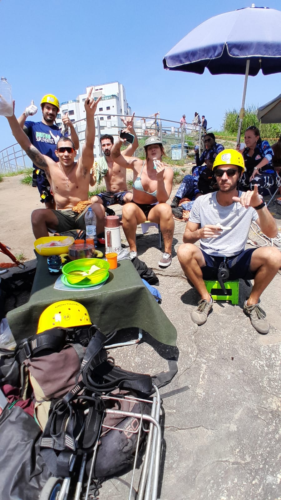 Café, Rapel e Trilha no Morro do Maluf - Guarujá SP