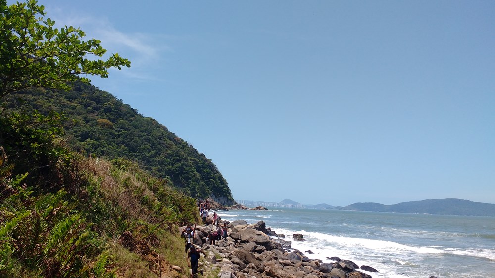 Trilha do Curtume no Parque Estadual Xixová-Japuí - São Vicente SP